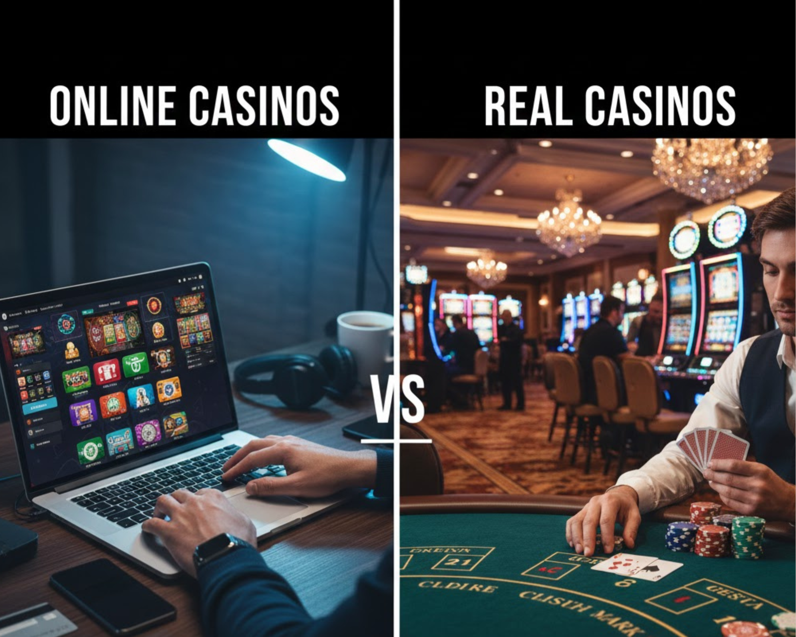Online Casinos vs Real Casinos: Which One Offers Better Value?